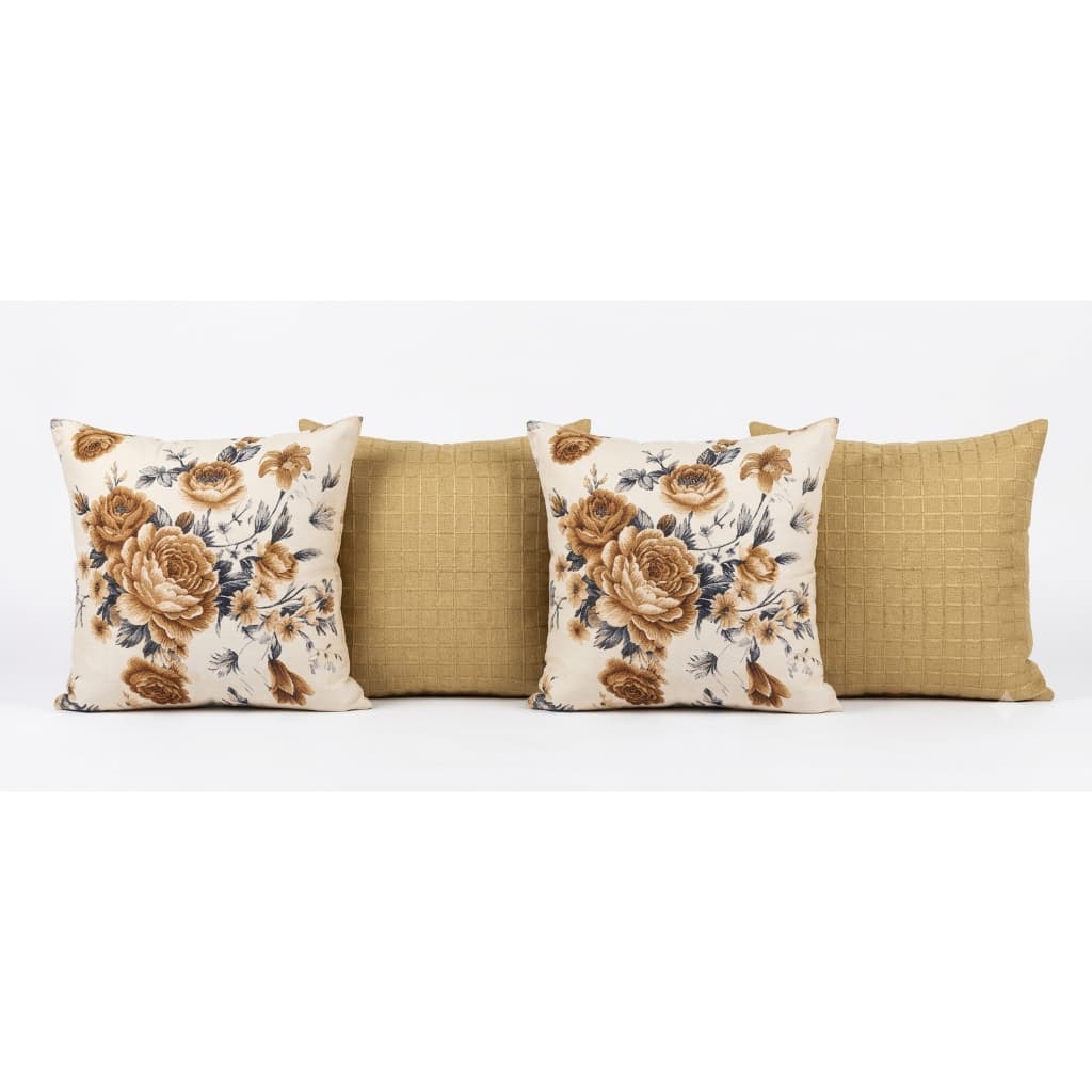 Promoção Kit 4 Capa De Almofada 45x45 Com Zíper Invisível  Decoração Casa