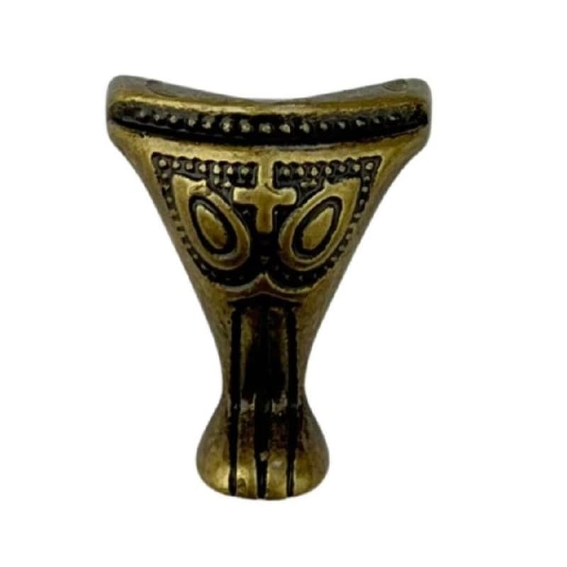 Kit c/ 12 Pé Egípcio 3 cm ouro velho para Bandeja Caixa Artesanato