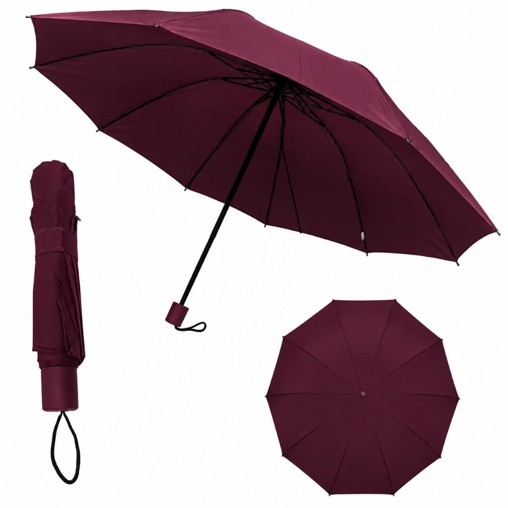 Guarda Chuva Grande Reforçado Dobrável 140cm Compacto para Bolsa