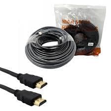 Cabo HDMI 30 Metros Full HD 1080P HDTV 1.4 Macho x Macho Para TV Monitor Notebook Projetor Xbox PS4