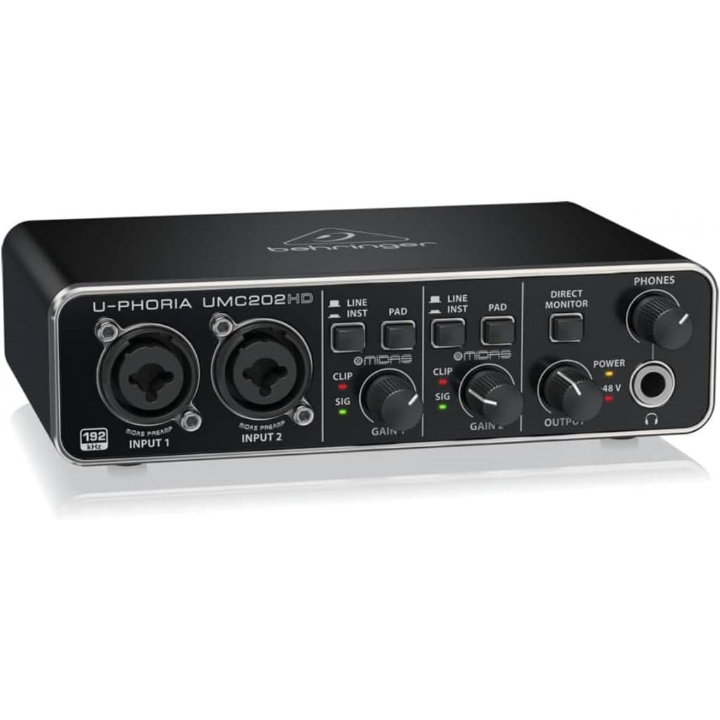 Behringer UMC202HD Interface de Áudio USB MIDI