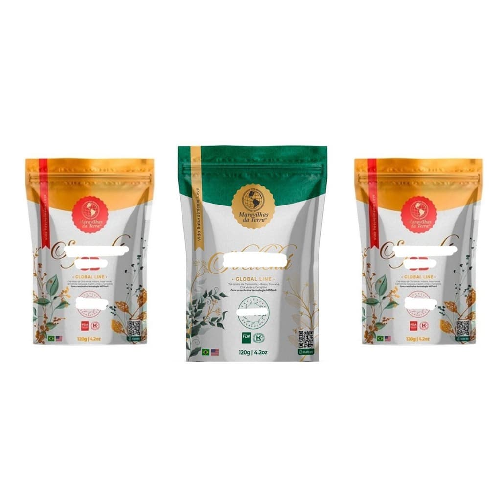 Kit 3 Chás Maravilhas da Terra 120gr - 2SB1S