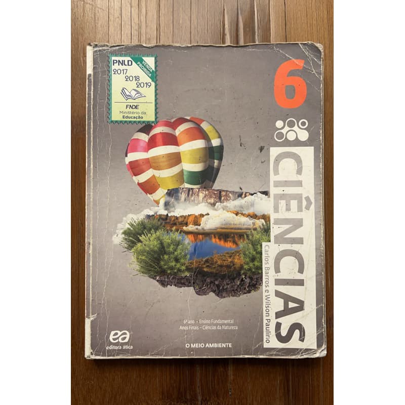 Livro Ciências - O meio ambiente 6º ano