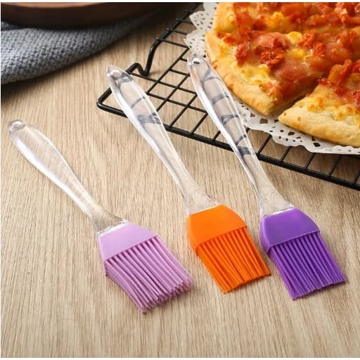 Pincel Culinário de Silicone 20cm - Utensílio de Cozinha Confeitaria Untar Alimentos