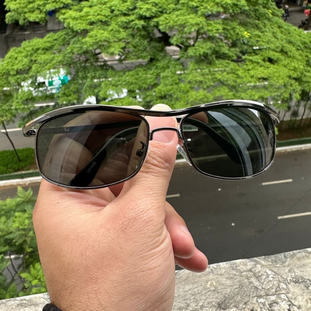 Oculos de sol Masculino Demolidor Matrix classico Preto Finoti UV400