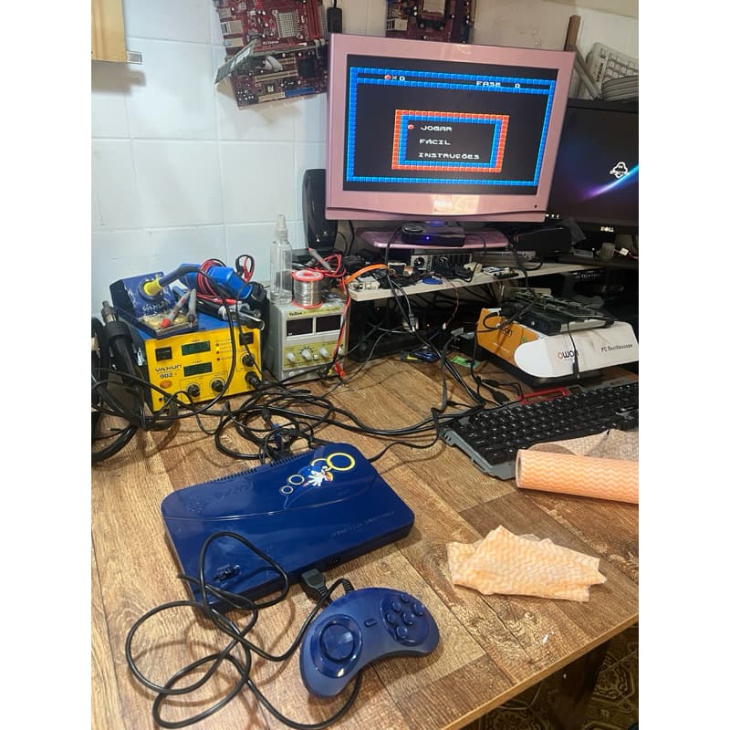 Master System Evo 132Jogos + Controles + 100% Funcional