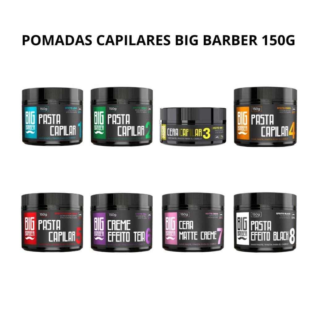 CERAS/ PASTAS CAPILARES BIG BARBER 75G/ 150G