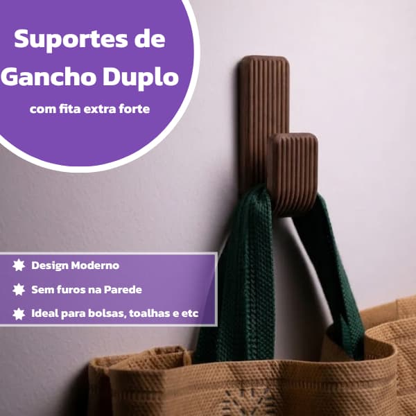 Gancho Suporte Resistente Com Fita Extra Forte Para Toalhas Roupas Acessórios