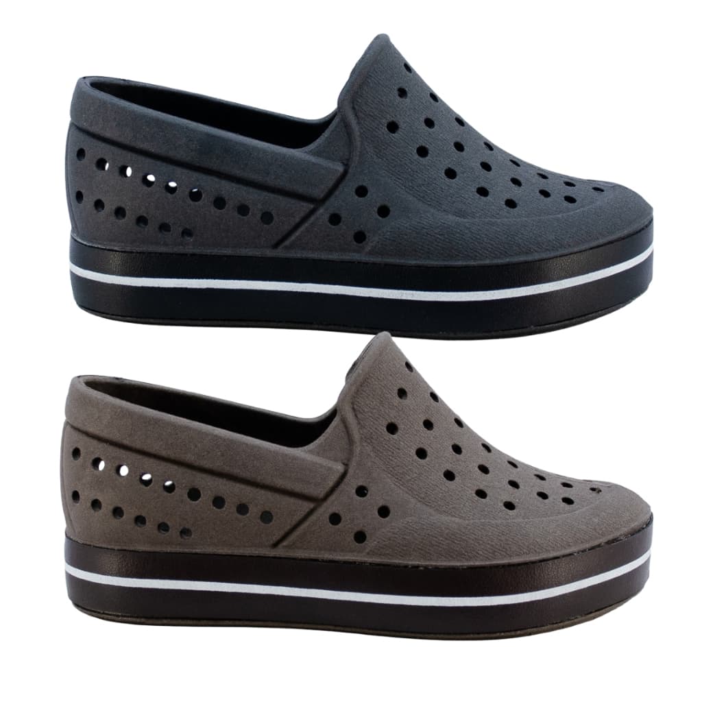Kit 2 Tenis Infantil Menino Fleca Calce Facil Iate Slip On 21 ao 28