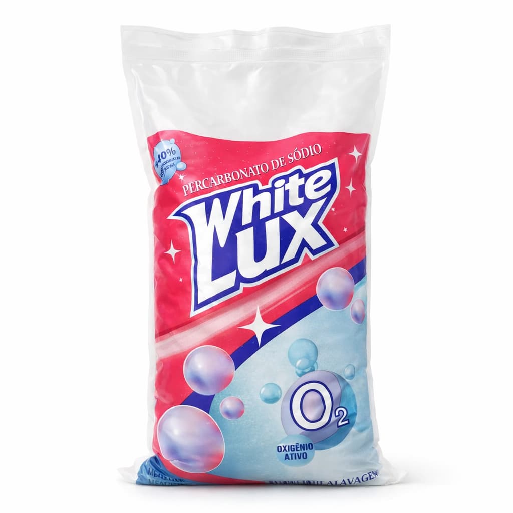 Percarbonato de Sódio Puro White Lux 1kg Limpeza Profunda