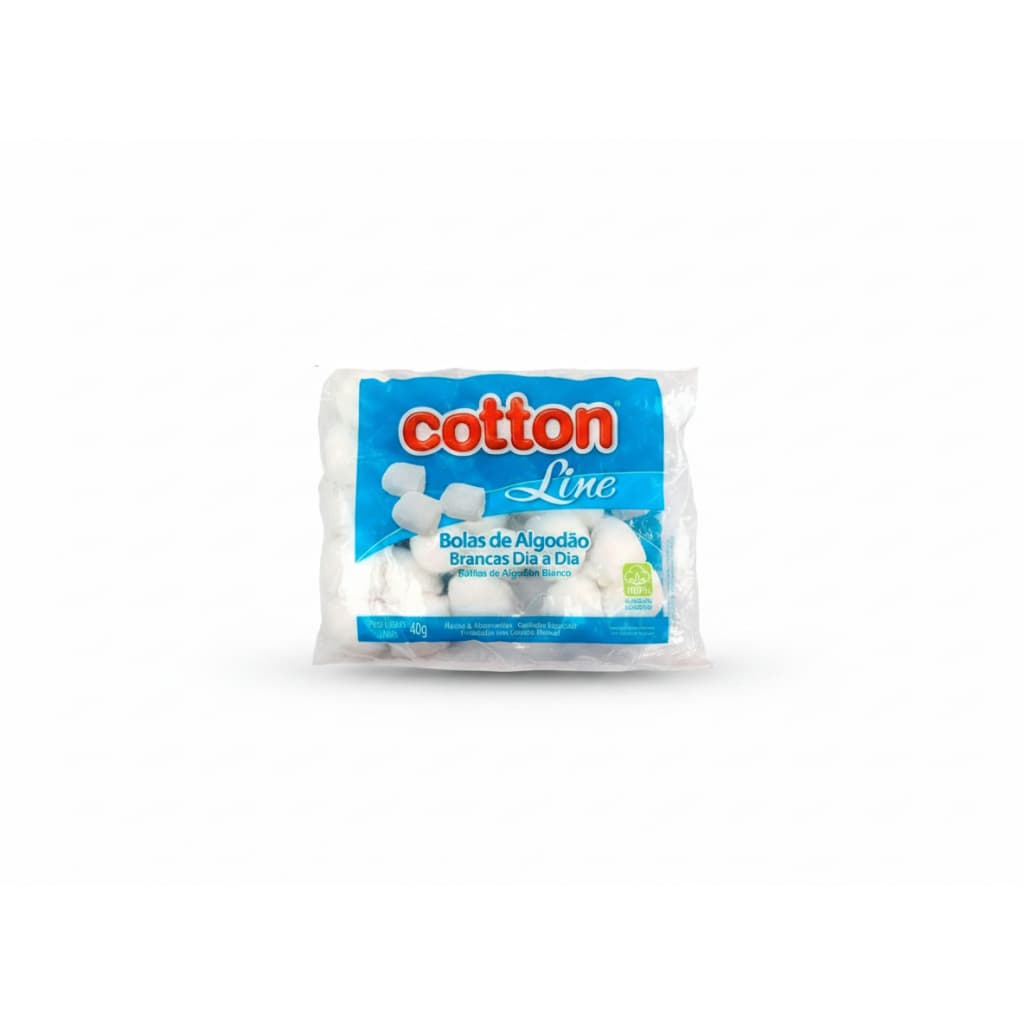 Algodão Hidrofílo 40g EM Bola Cotton Line