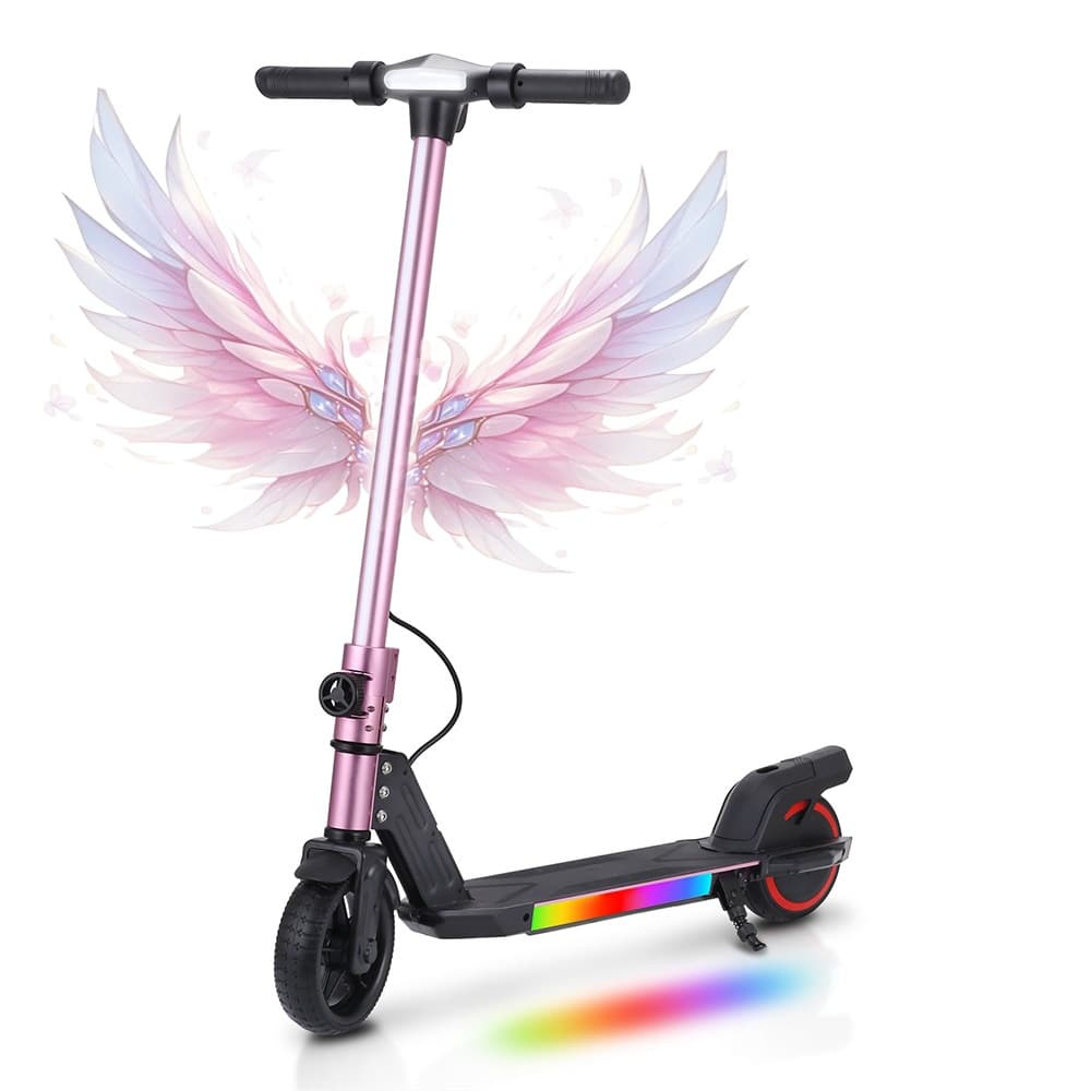 Trailforge-C1 Kids Electric Scooter 16KM/H 6.5' 150W Multicolor LED Lights Boy Girl