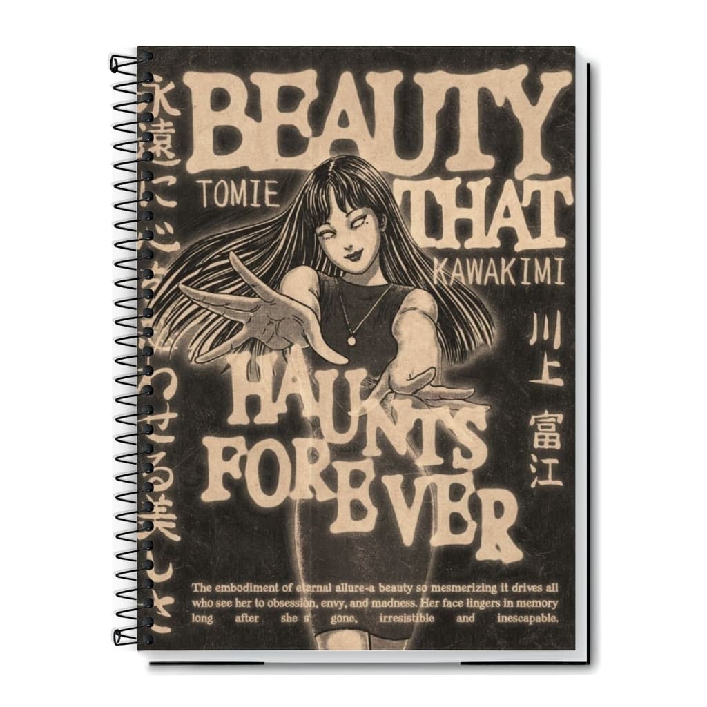 Caderno Universitário | Scary - Junj ito | Capa Dura & Espiral 1,10,15 e 20 Matérias