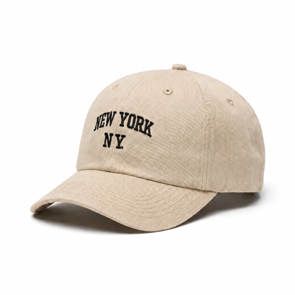 Boné Ny New York Retro Basebol Aba Curva Boné Masculino Feminino Regulagem Fitão Ajustavel