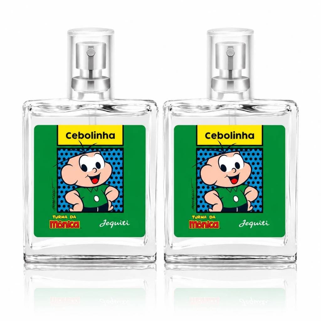 Deo Colônia Cebolinha 25ml - Jequiti, refrescante e alegre para o dia a dia