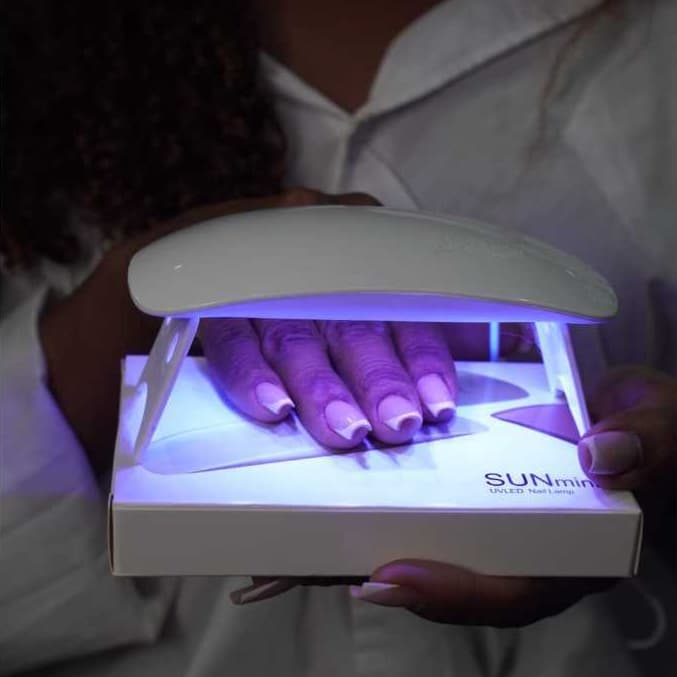 Cabine Sun Mini Forninho 6W Led/uv Portátil Para Unhas