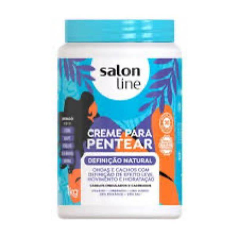 Creme Para Pentear Definição Natural Salon Line 1kg