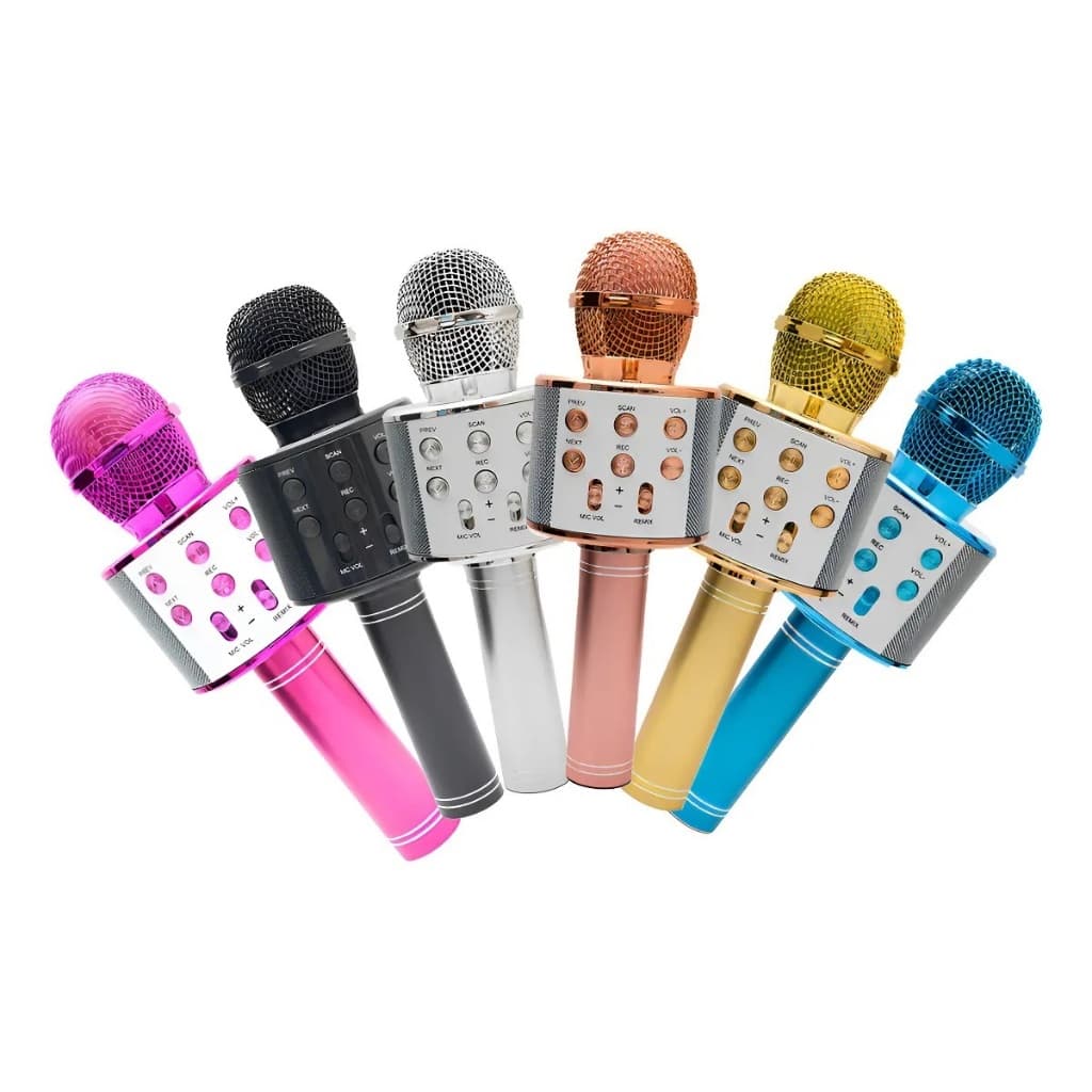 Microfone Bluetooth Karaoke Sem Fio/caixa De Som Sortida