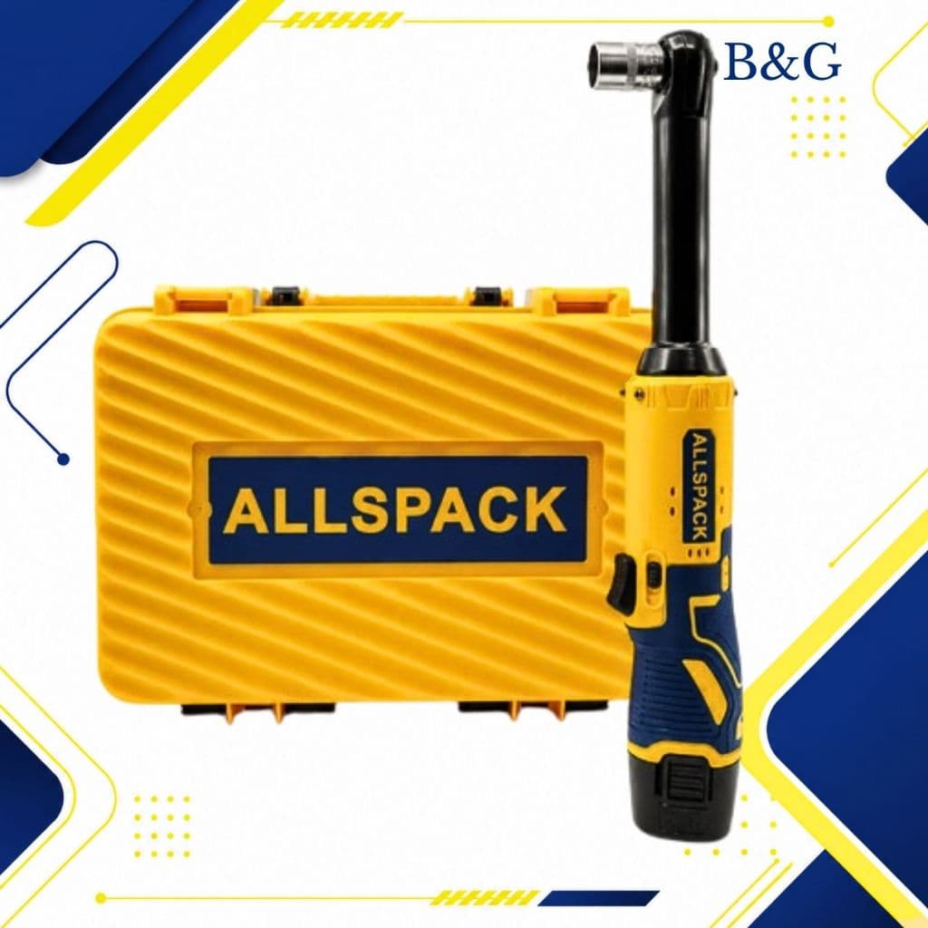 Chave Catraca Elétrica 3/8 18V Sem Fio Profissional 2 Baterias Alto Torque Com Maleta Kit Completo