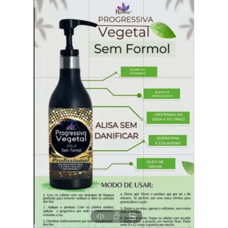 PROGRESSIVA VEGETAL SEM FORMOL