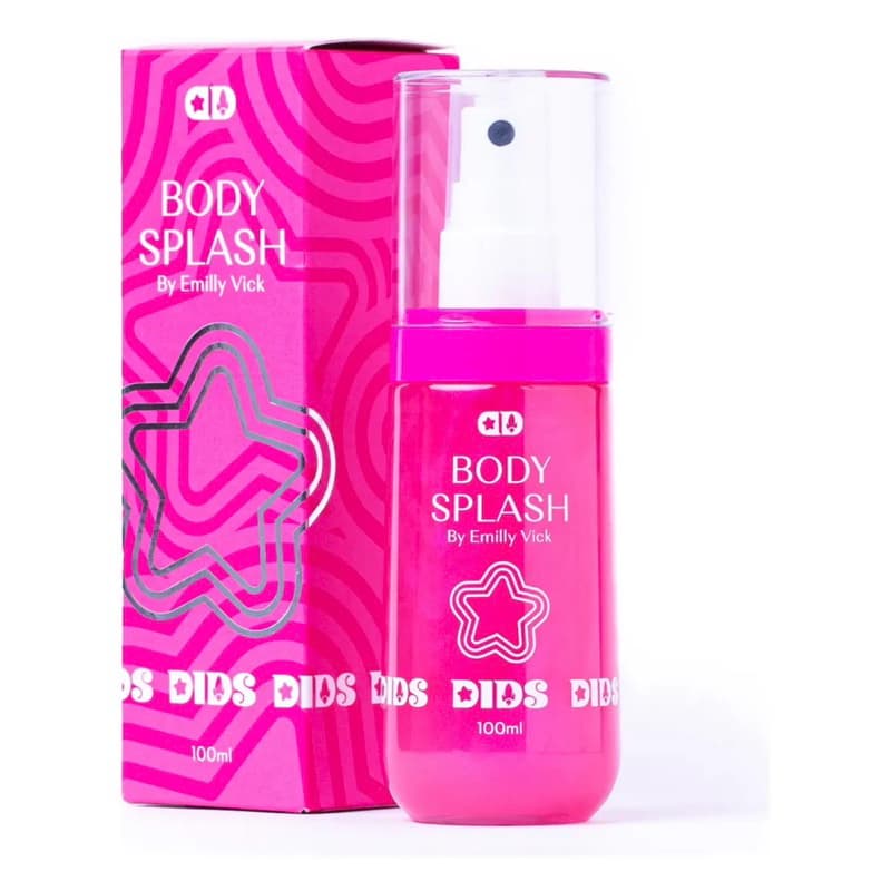Body Splash Original Emilly Vick Pink Vibes 100ml | Colônia Desodorante Corporal