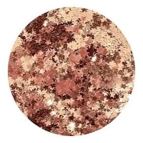 Potinho De Glitter De Estrelinha BRONSE ROSA RESE HOLOGRAFICO 3g Cada