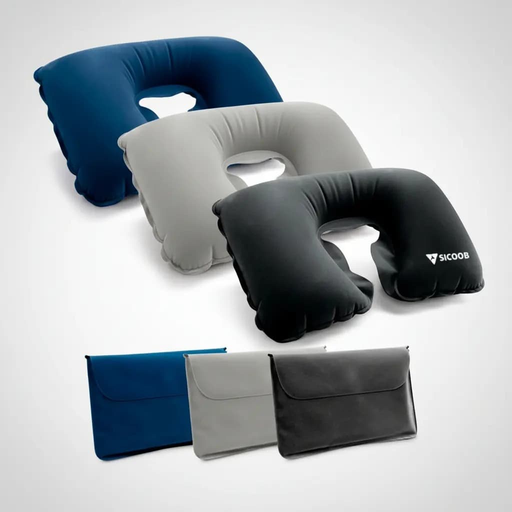 Kit 50 Almofadas De Pescoço Personalizadas Para Empresas