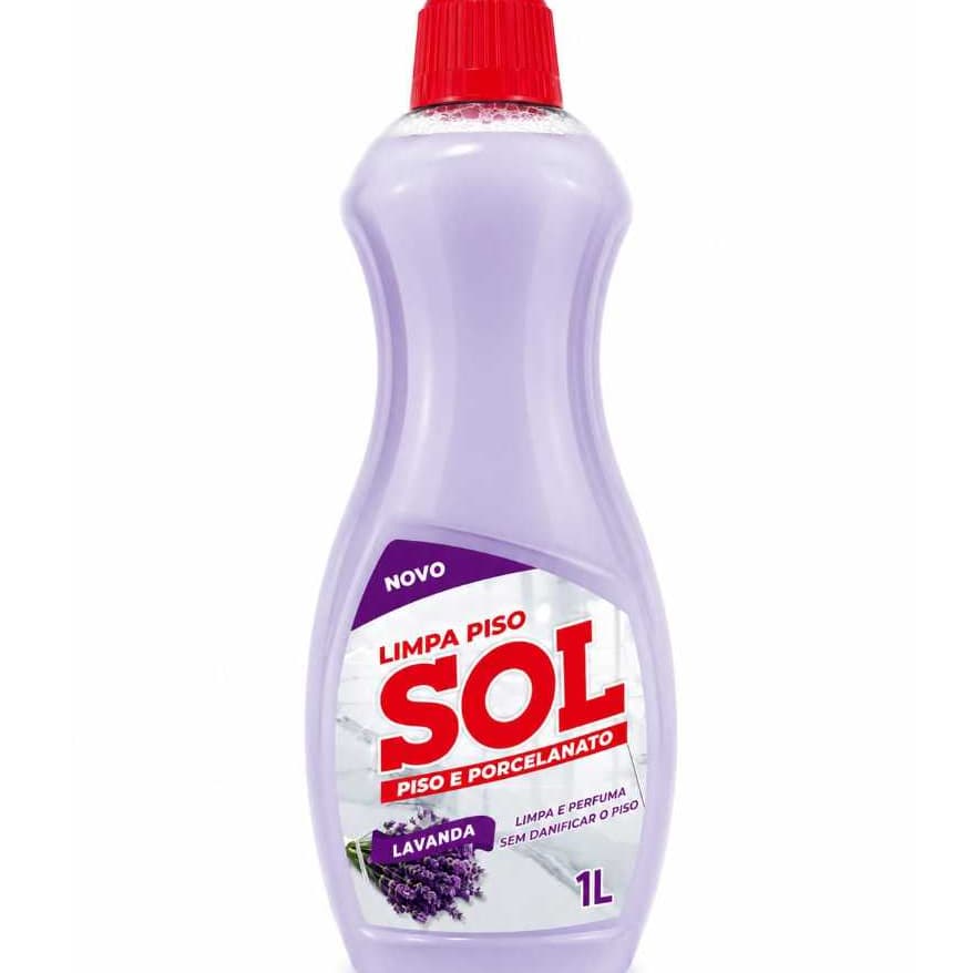 Limpa Piso E Porcelanato Sol Lavanda - 1 Litro