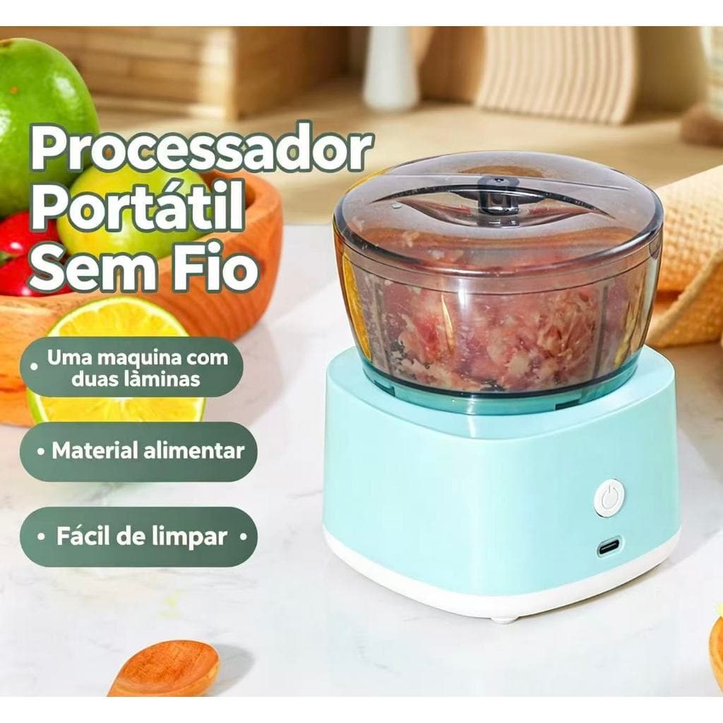mini processador de alimentos elétrico picador de alho triturador de pimenta