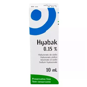 Hyabak Colírio Lubrificante 15% 10ml