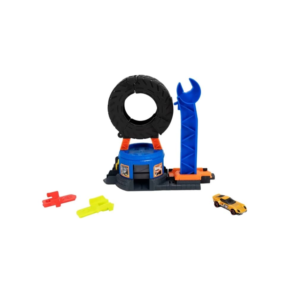 Pista Hot Wheels City Oficina de Pneu Downtown Original Mattel Código Jhl75 presente