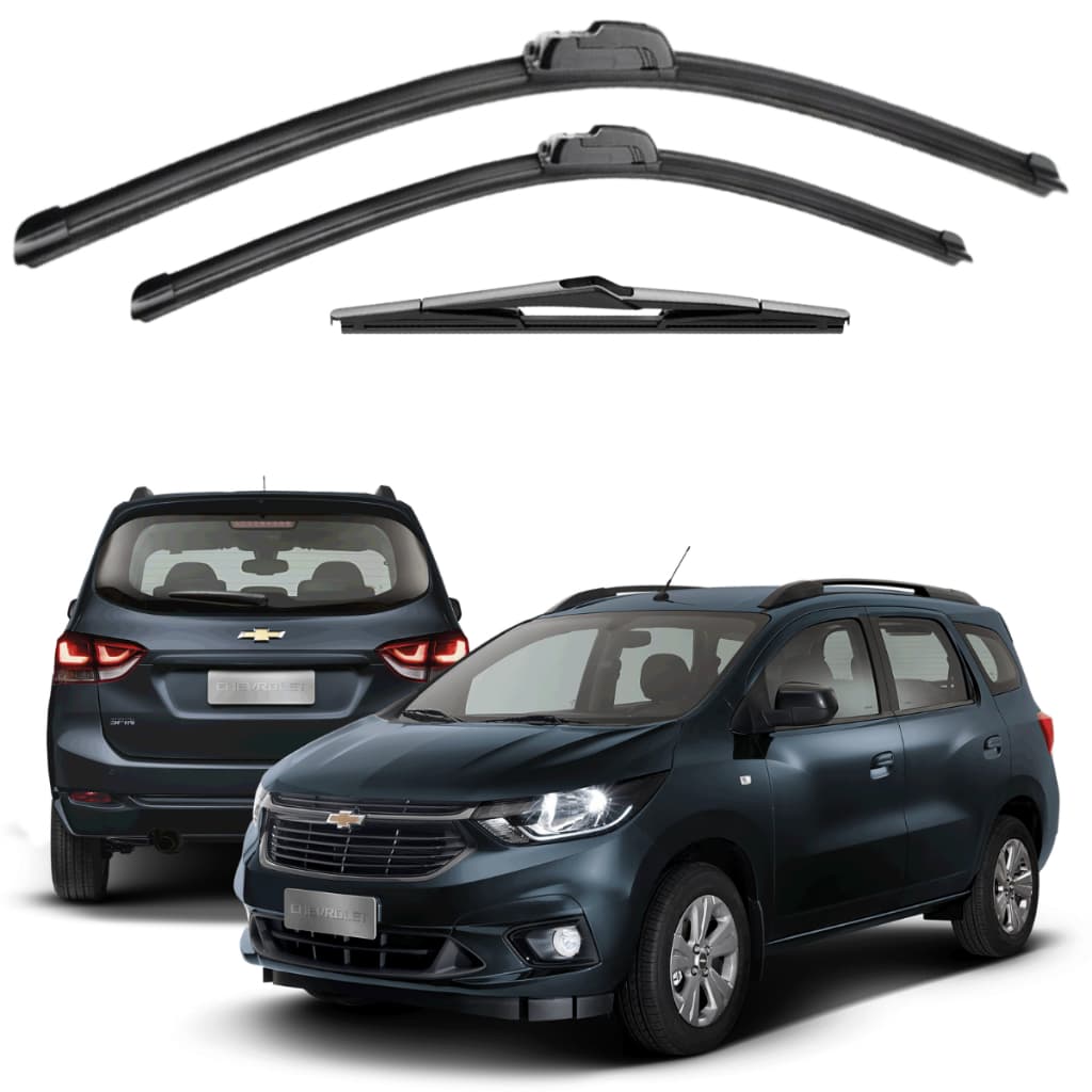 Palhetas Limpador De Parabrisa Silicone Chevrolet Spin 2012 2013 2014 2015 2016 2017 2018 2019 2020