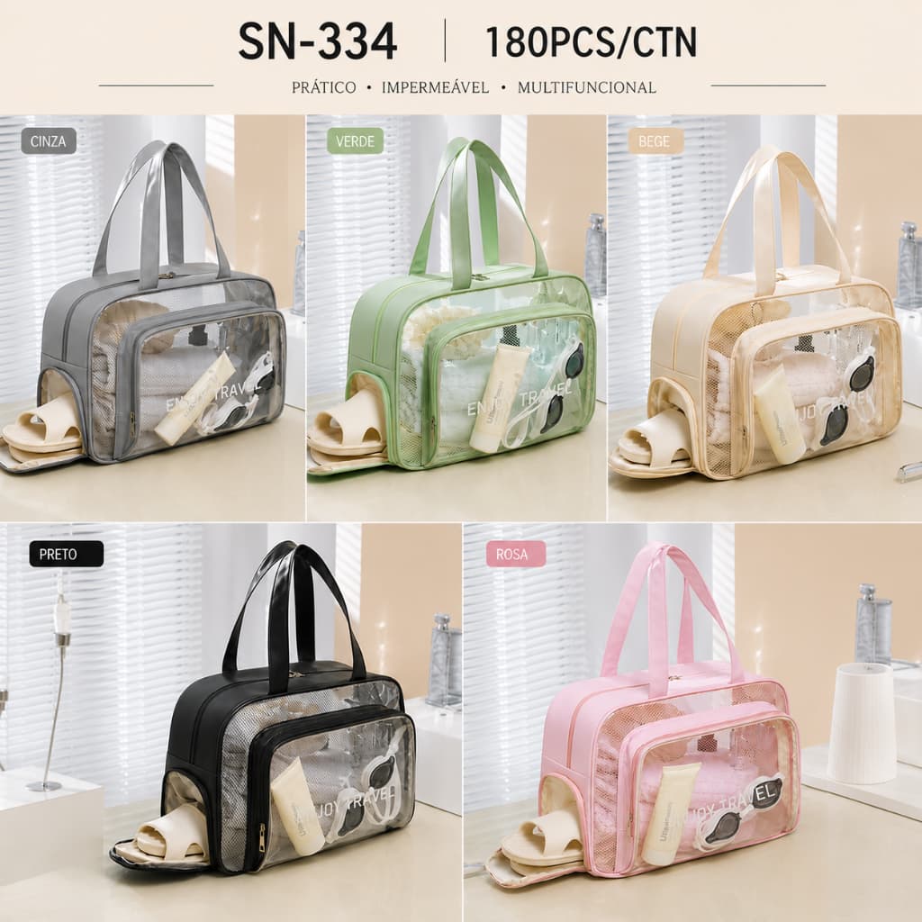 BOLSA DE VIAGEM PRAIA NATAÇAO FITNESS MULTIFUNCIONAL GRANDE CAPACIDADE -334