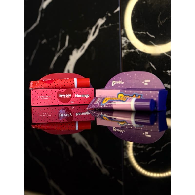 Hidratante Labial frutas linha lovely lábios macios - beautyloo