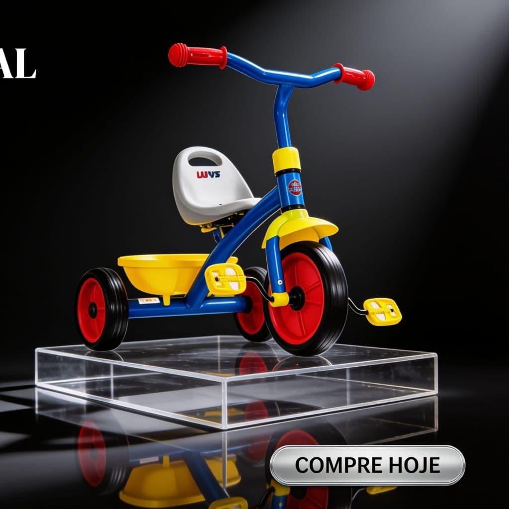 Triciclo Infantil Menino Menina Design Seguro Confortável Divertido Crianças Pequenas