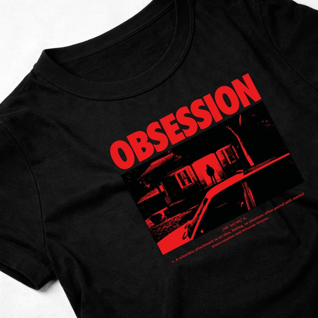 Camiseta Oversized Filme Obsessão Terror Horror Niki 100% Algodão Bear Obsession Unissex