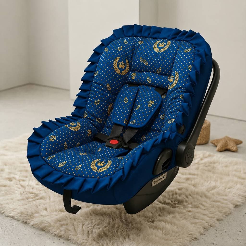 Capa Protetora para Bebê Conforto Universal Acolchoada Hipoalergênico 100% Algodão