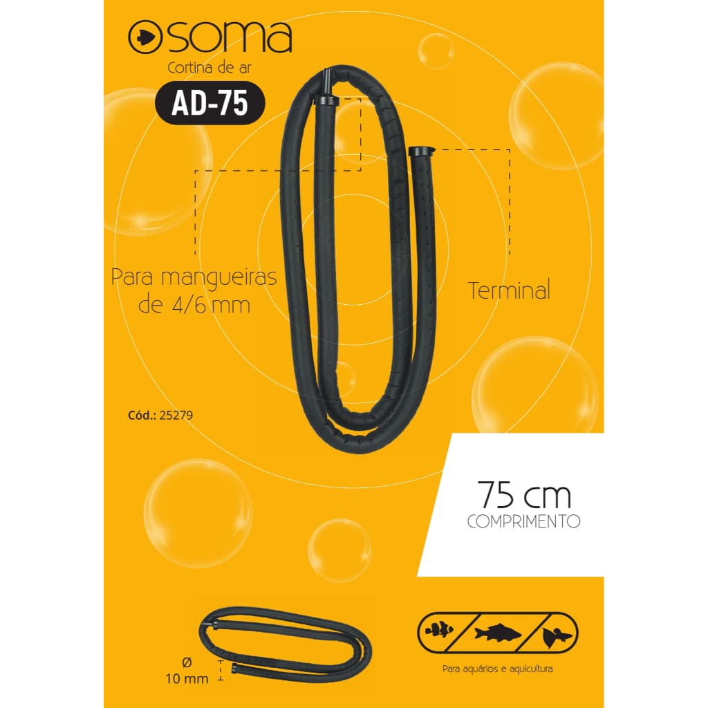 Cortina de Ar Soma AD-120 120cm para Aquarios