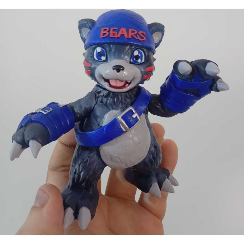 digimon - bearmon - impressão 3d - orçamento de outros personagens no chat