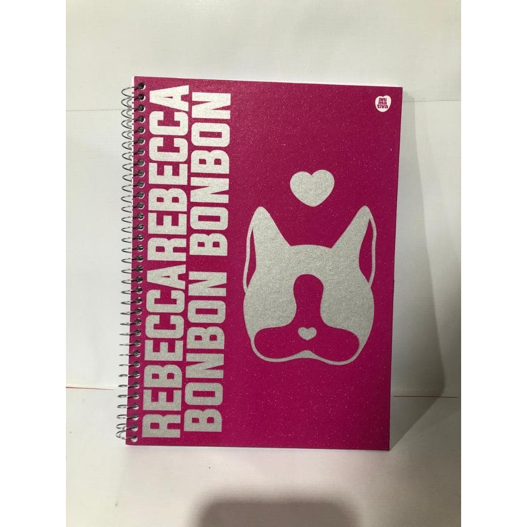 Caderno Rebecca Bonbon 1 e 10 Matérias | Caderno Universitário | Material Escolar Feminino | Papelaria