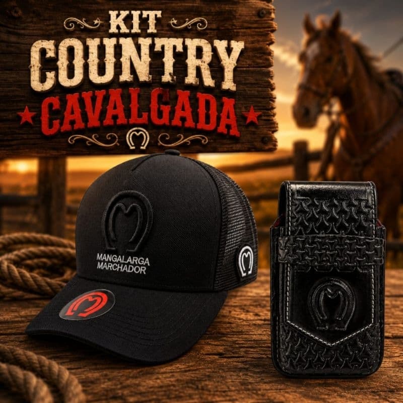 kit Country Rodeio Cavalgada Festa de Peão Sertanejo.