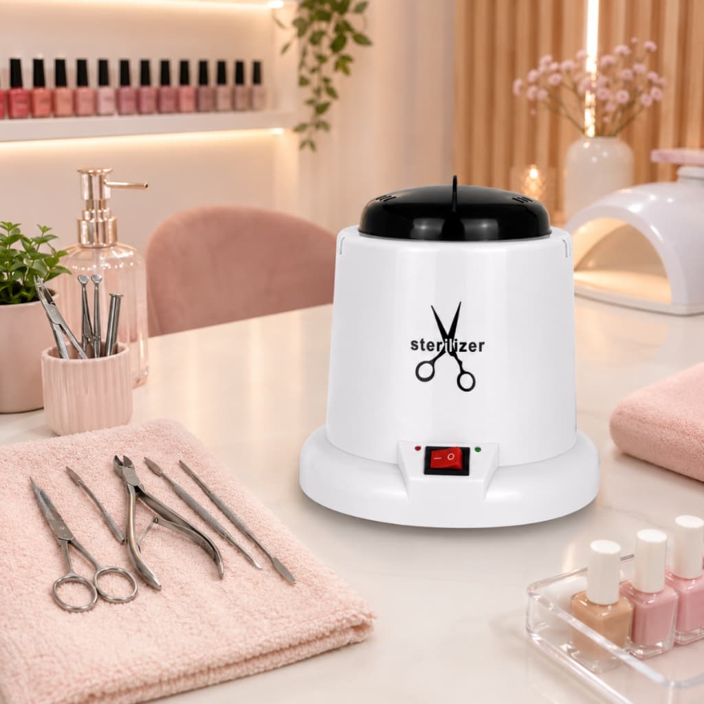 Esterilizador Elétrico Com Microsfera Para Manicure Alicates Tesoura Bivolt - Limpeza Rápida