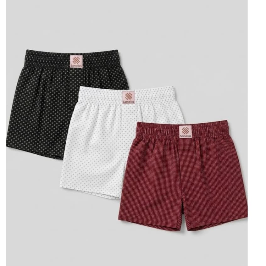 Samba Canção Masculina Adulto Em Liganete Estampadas Variadas Calcao ConfortoPara Dormir