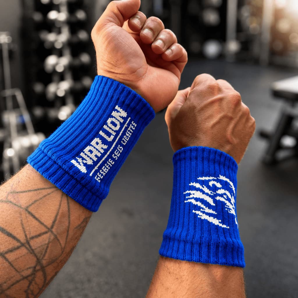 Kit de Munhequeira Crossfit Seca Suor Canelada Crossfit e Musculação | Munhequeira Seca Suor