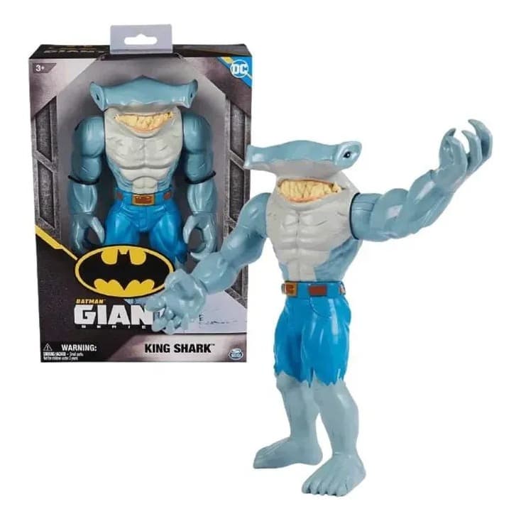 Boneco Linha Batman Tubarão King Shark- Dc Comics