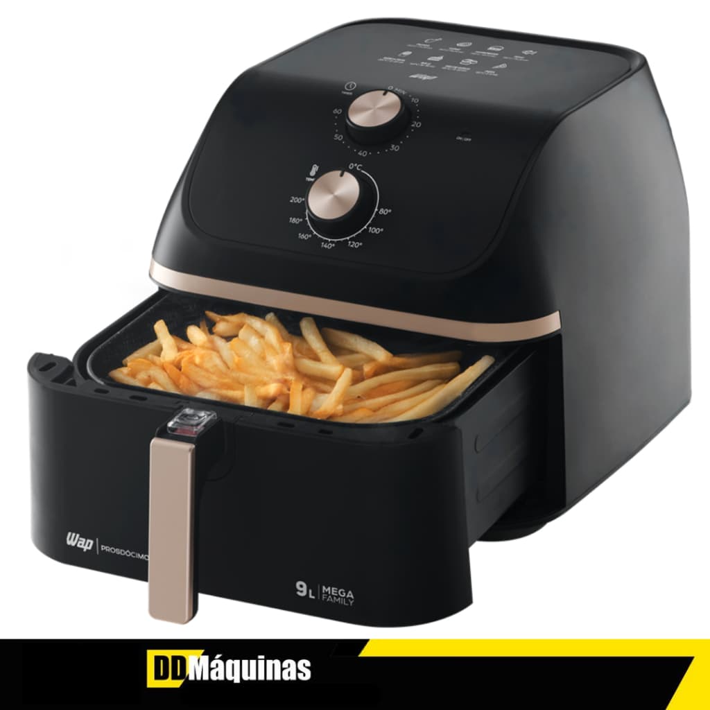 Fritadeira Elétrica Air Fryer Mega 9L 220V - Wap