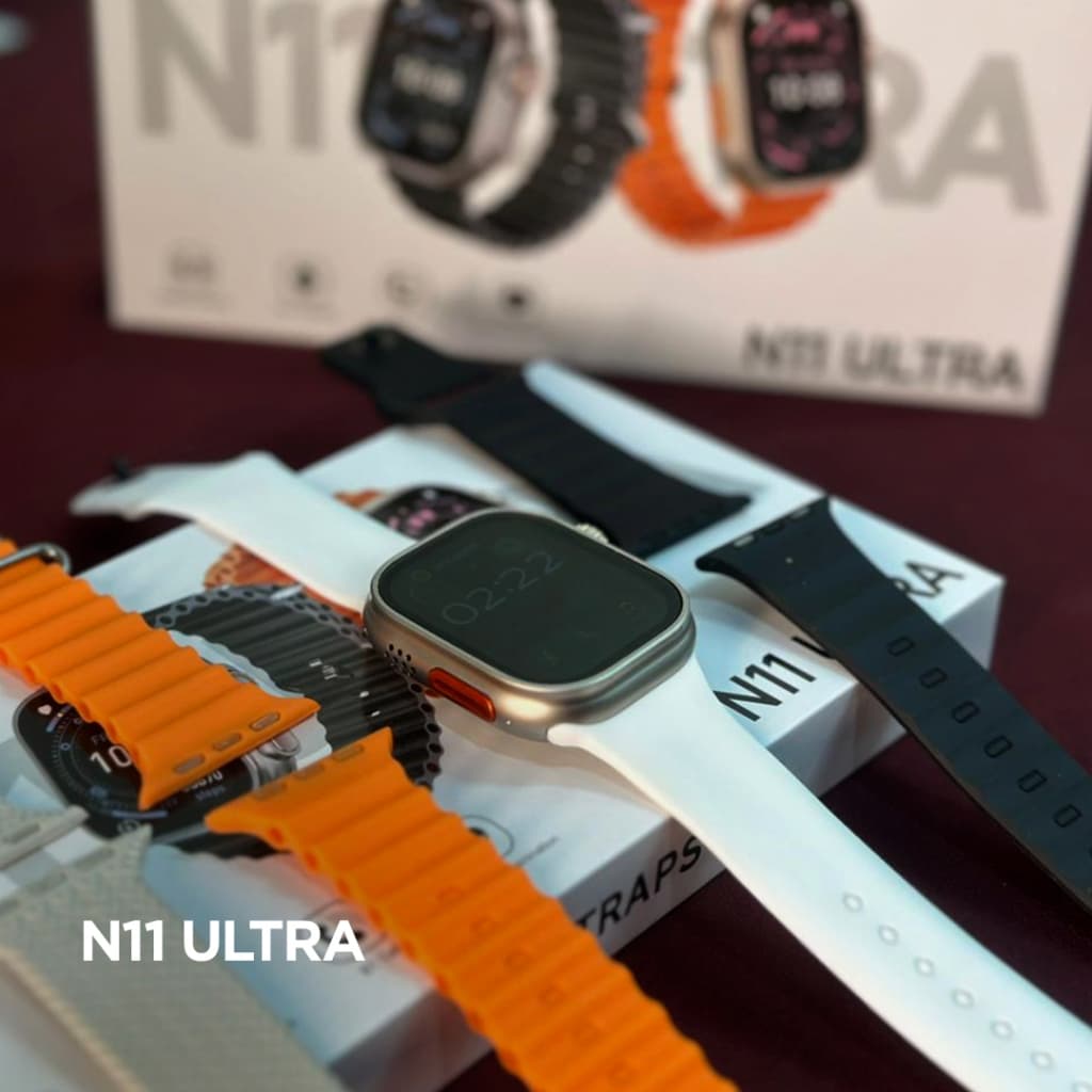 Smartwatch N11 Ultra | Chamadas Bluetooth | Tela 2.01" | Monitor de Saúde | Android e iPhone