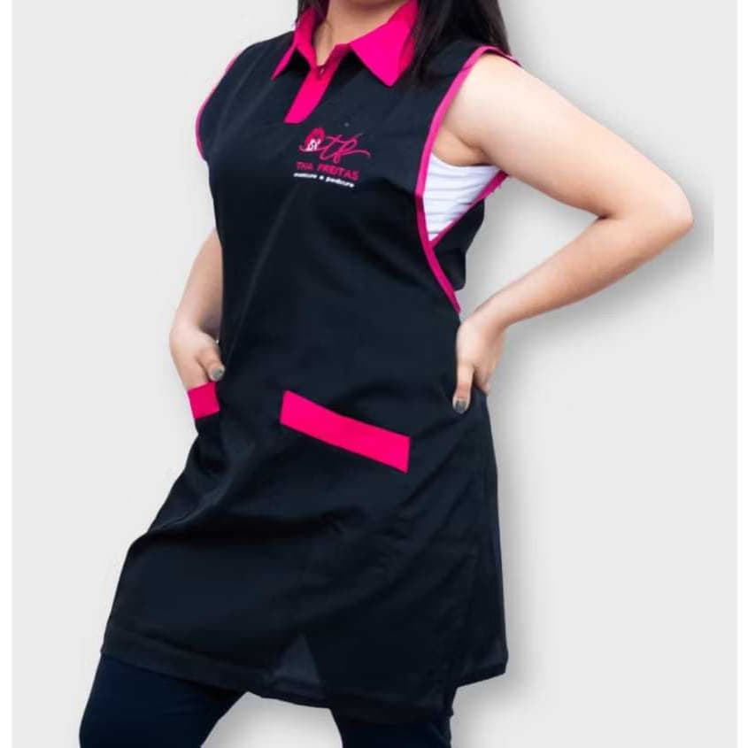 Jaleco Avental Colete Studio -  Bordado personalizado - Estetica, Nail Designer, Cabelereira, Manicure