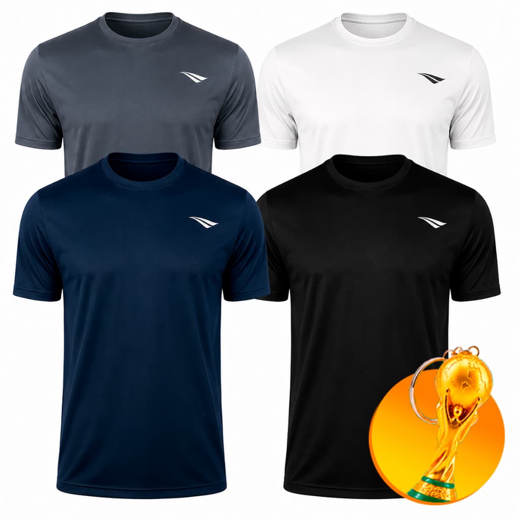Camisa Masculina Branca Preta Cinza Azul P M G Original Penalty Proteção UV 50+ Esporte Para Treino Academia Treino