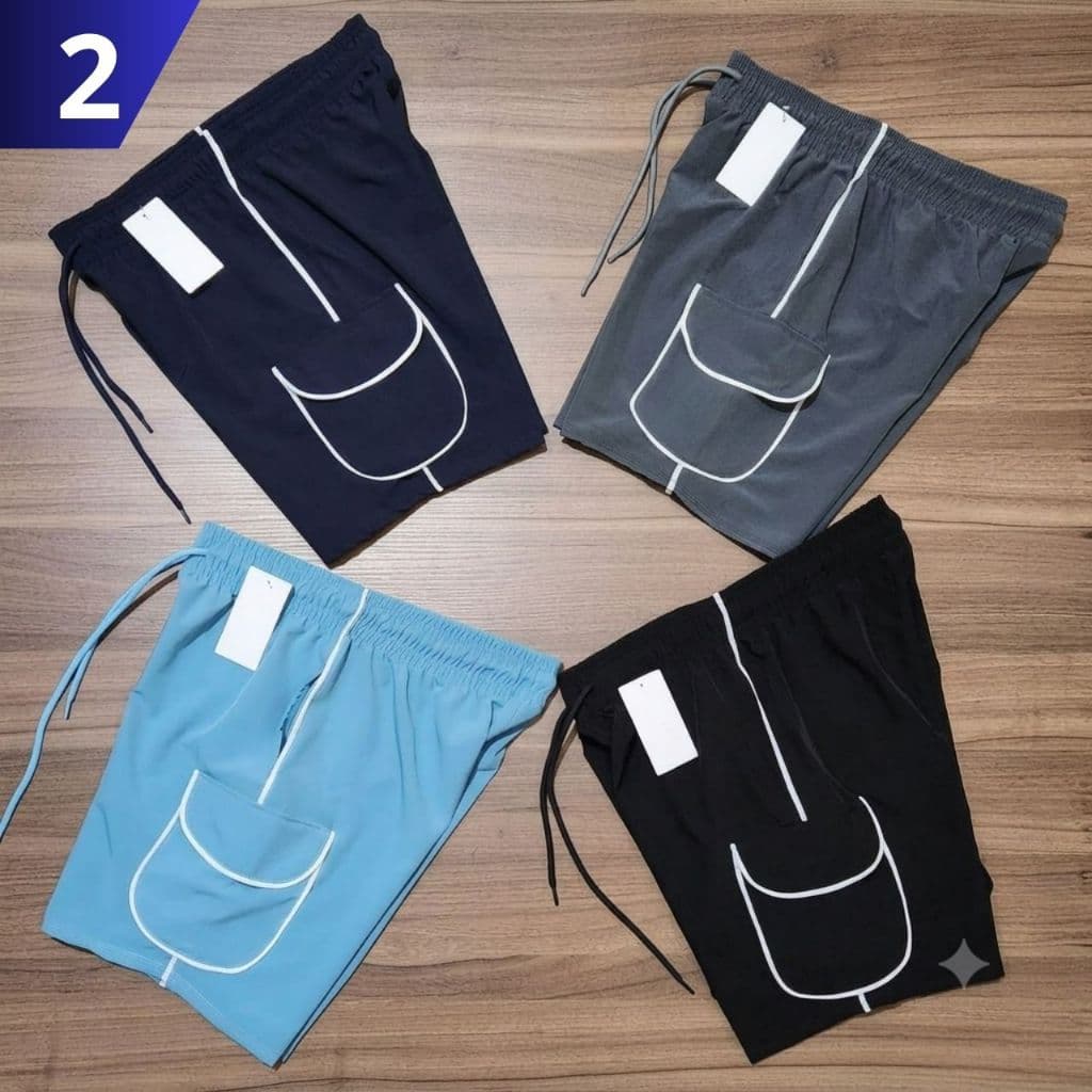 Bermuda Masculina Casual Esportiva Ajuste Perfeito e Super Confortável
